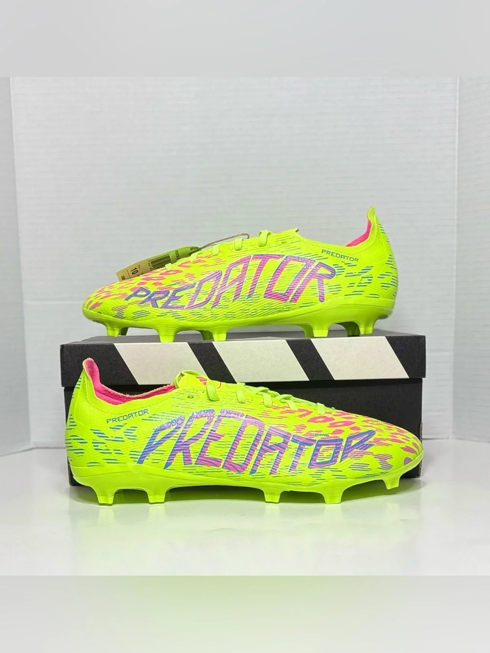 Adidas Predator League FG bright neon Soccer Cleats Men’s Football Boots JH6471